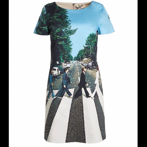 Alice + Olivia Dresses & Skirts - Alice and Olivia X The Beatles “Mani Embellished Abbey Road Dress”